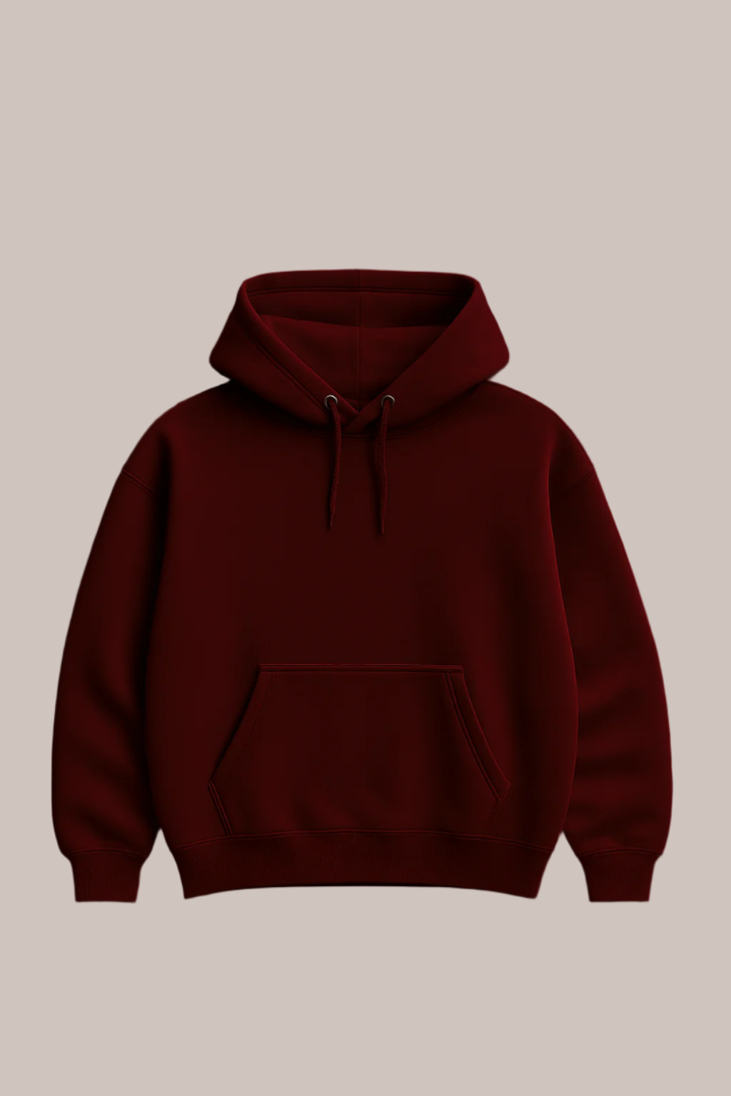 Unisex OVsized maroon Hoodie