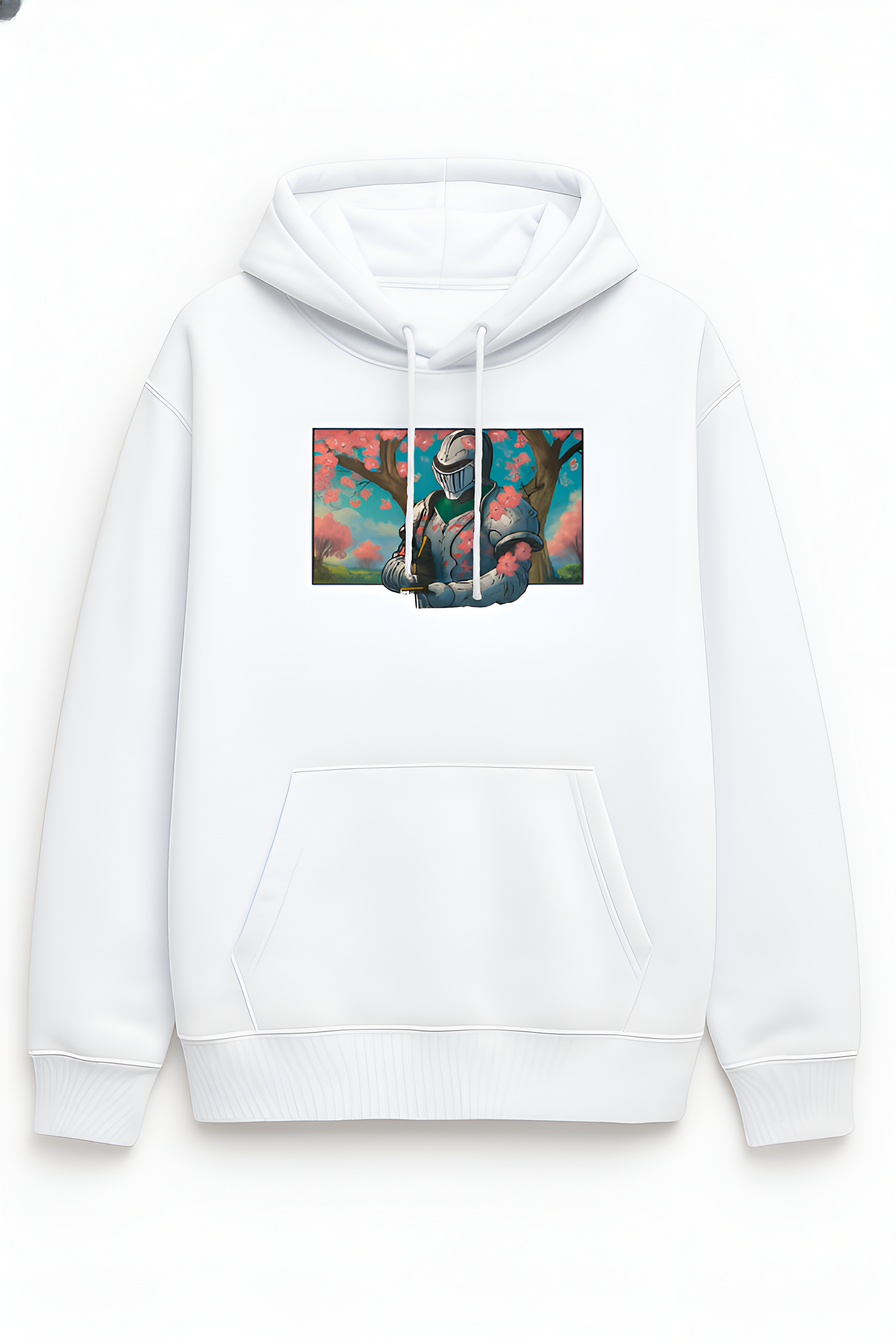Unisex Ovsized  white Hoodie