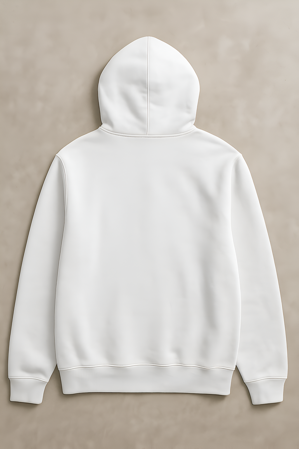 Unisex Ovsized  white Hoodie