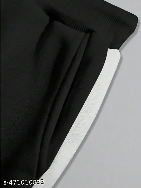 NASA-Inspired Baggy Trackpants – Bold Typography, Contrast Panels & Premium Cotton Blend